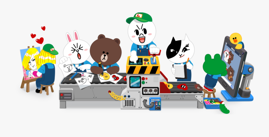 /linecorp/en/pr/kisekae Image - Line Creator Png, Transparent Clipart