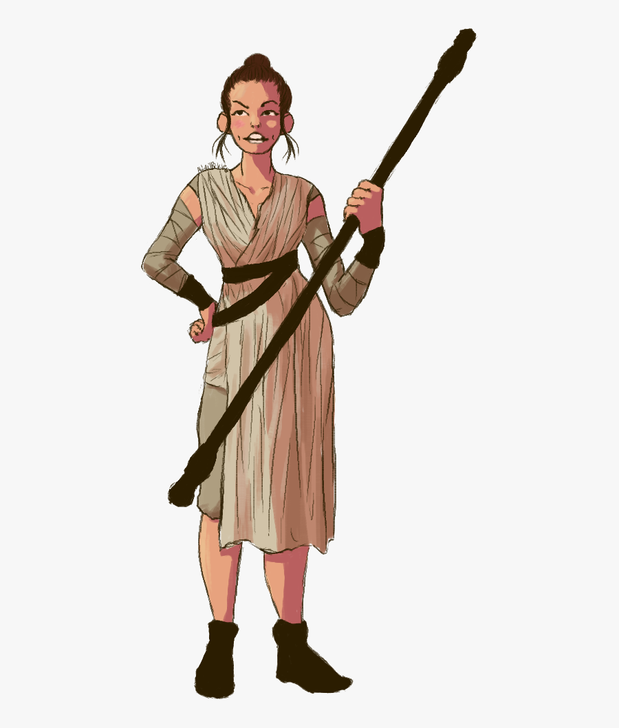 Clone Wars Clipart At Getdrawings - Star Wars Rey Clip Art, Transparent Clipart