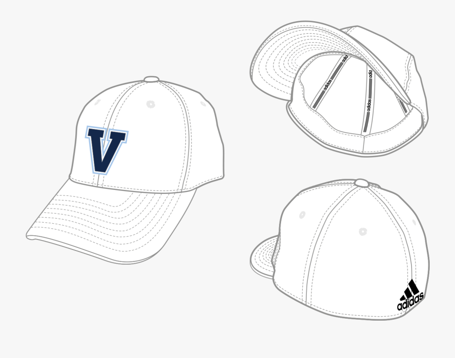 Hats Drawing Snapback Transparent Png Clipart Free - Adidas Hat Drawing, Transparent Clipart