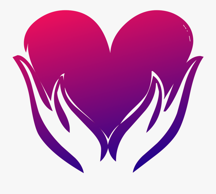 I Suck At Self-care - Hand With Love Png, Transparent Clipart