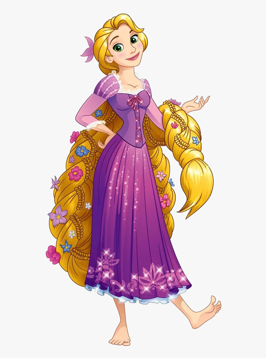 Tangled Flower Haired Png - Rapunzel Png, Transparent Clipart