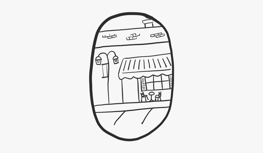 Places-illo - Sketch, Transparent Clipart