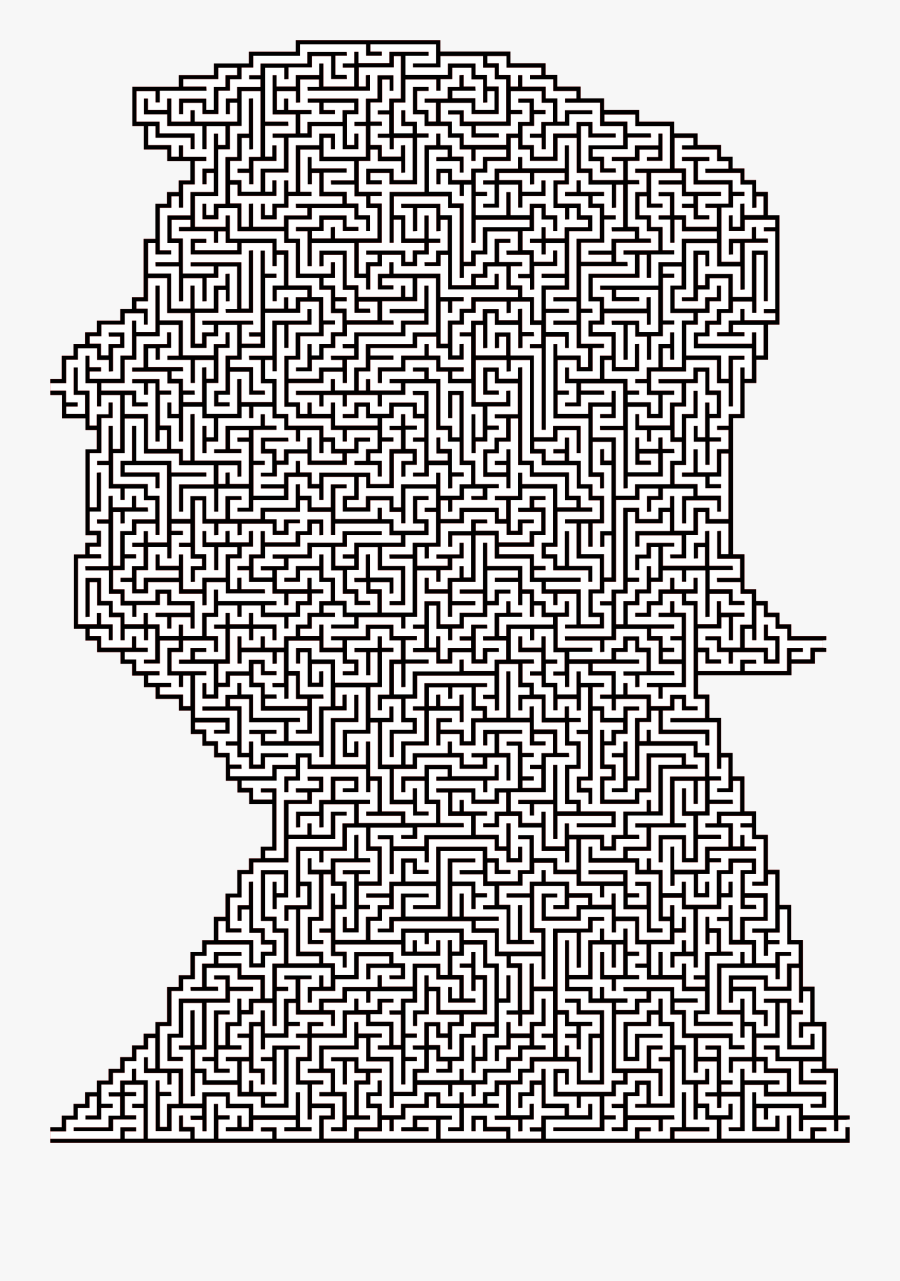 Trump Maze Clip Arts - Donald J Trump Black & White Vector, Transparent Clipart