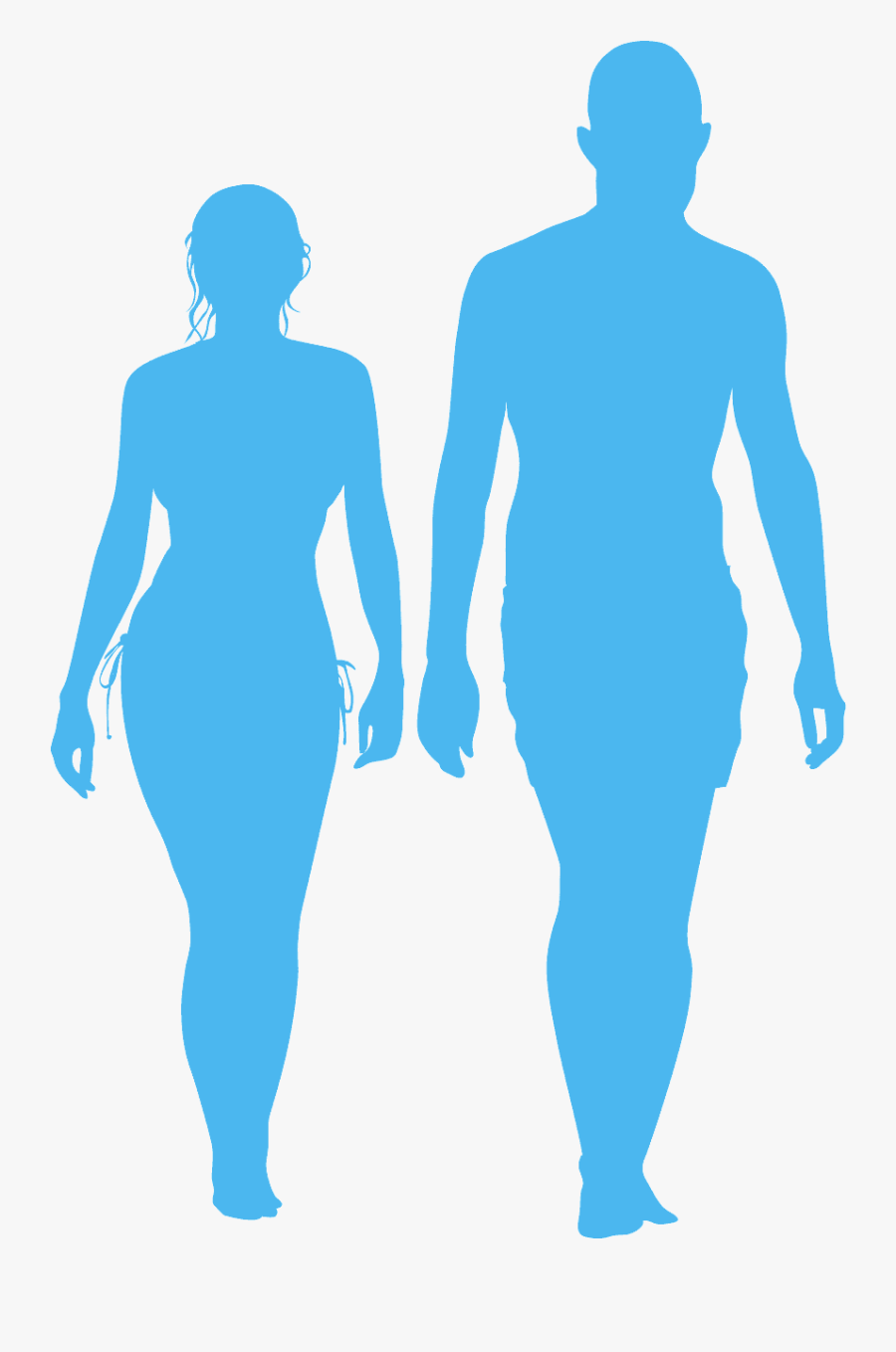 Silueta Png Pareja En La Playa, Transparent Clipart