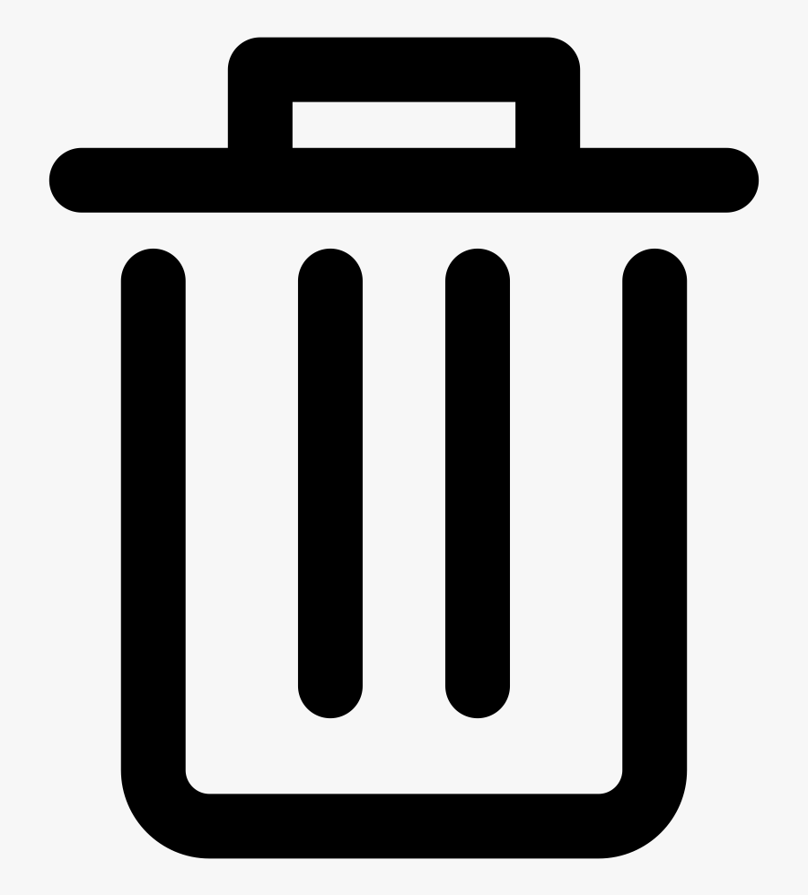 Trash & Recycling Icon - Material Trash Icon Png, Transparent Clipart