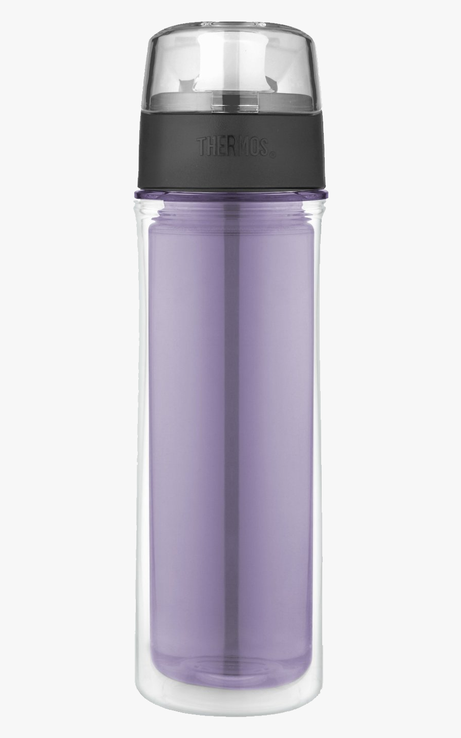 Purple Water Bottle Transparent, Transparent Clipart