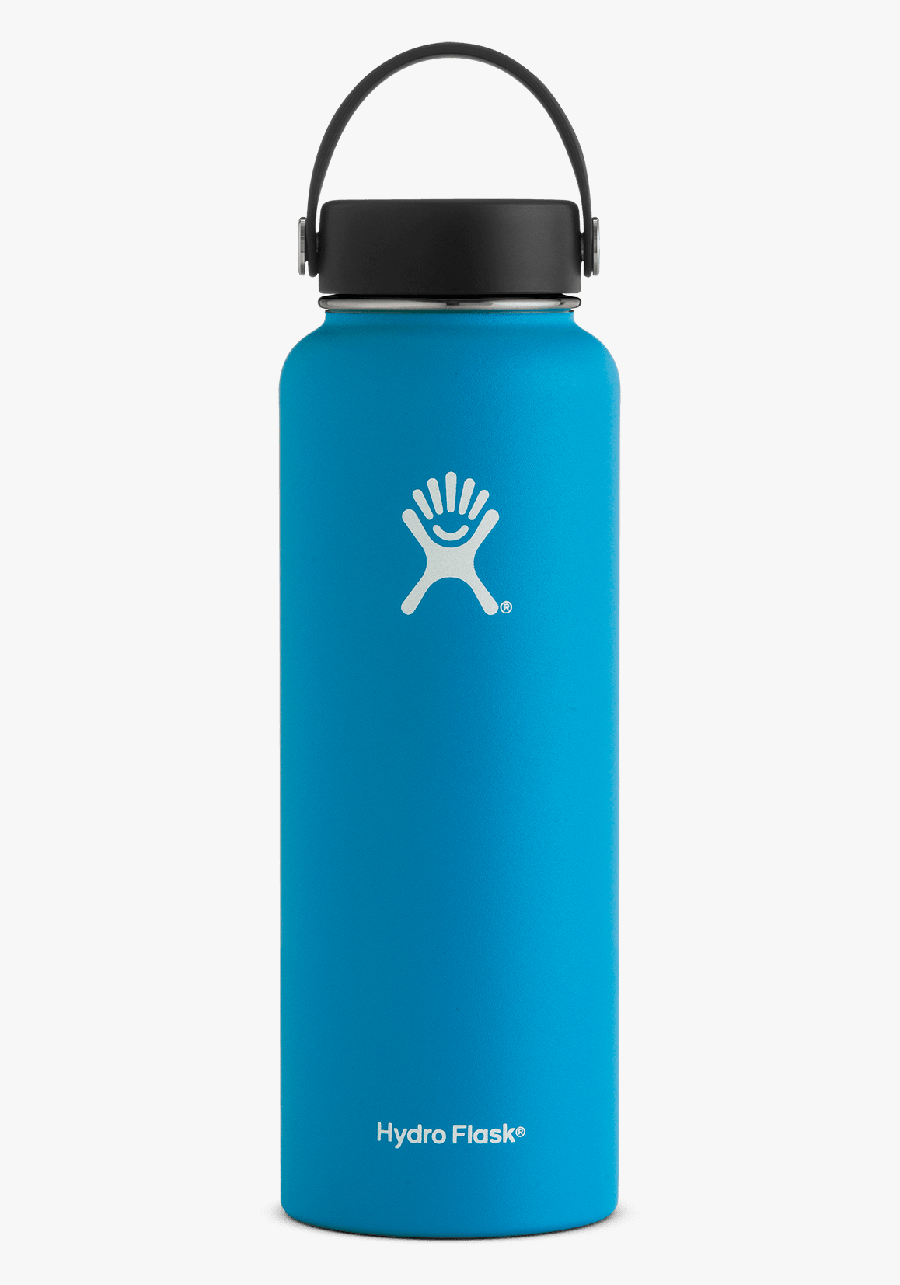 Vacuum-flask - Blue 32 Oz Hydro Flask, Transparent Clipart