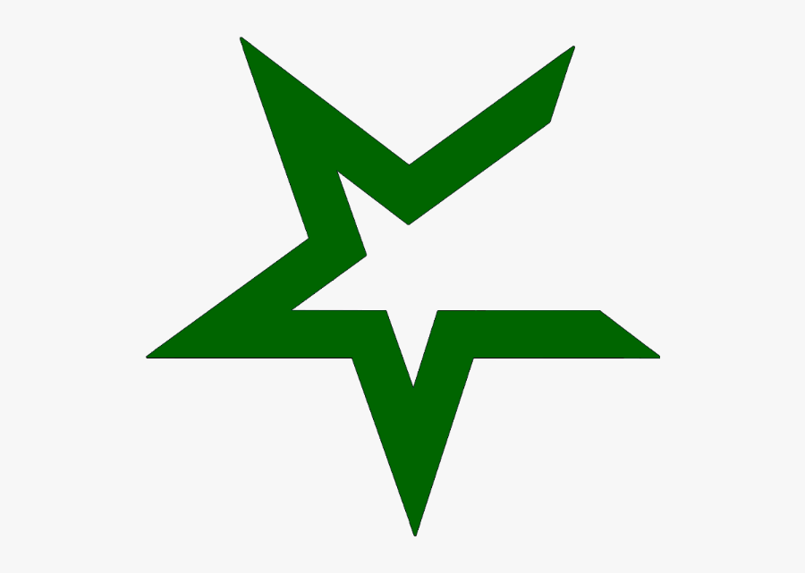 Green Star Lodging - Star Tattoo Stencil, Transparent Clipart