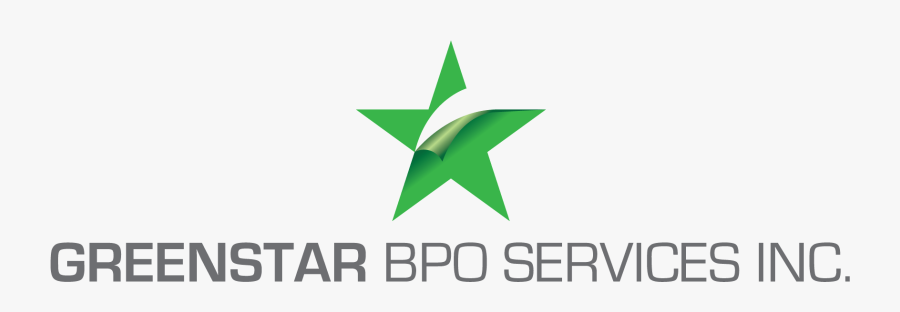 Green Star Logos, Transparent Clipart