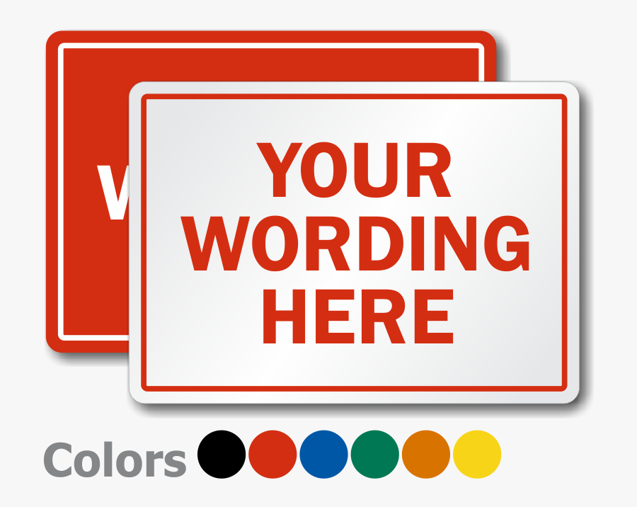 Best-selling Custom Sign - Custom Signs, Transparent Clipart