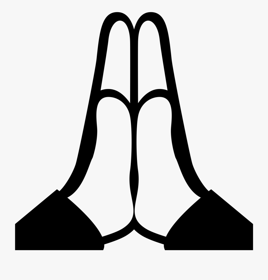 Emoji Orando Preto E Branco Clipart , Png Download - Imagens Preto E Branco Png, Transparent Clipart