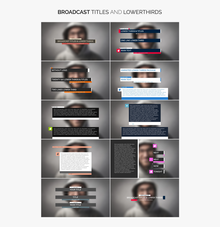 Clip Art Broadcast Titles And By - Graphic Design, Transparent Clipart