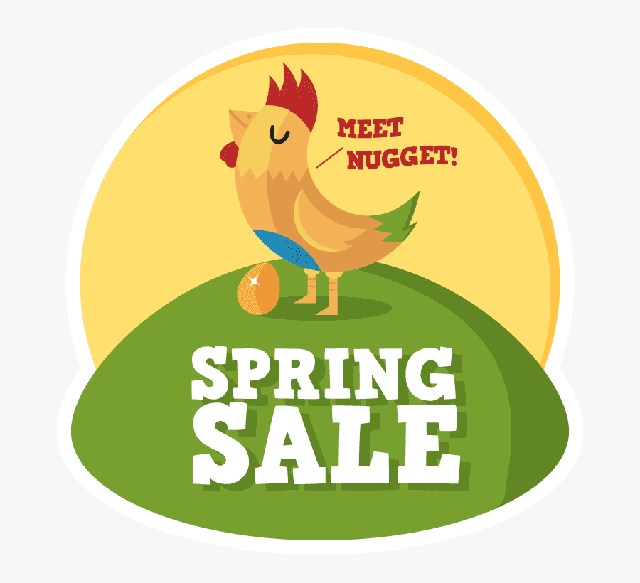 Meet Nugget - Spring Sale - Cartoon, Transparent Clipart
