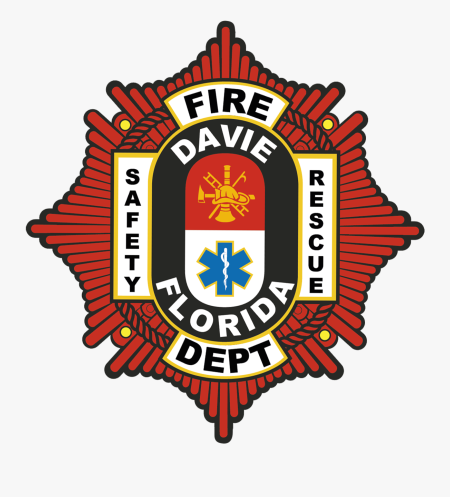 Davie Fire Rescue, Transparent Clipart