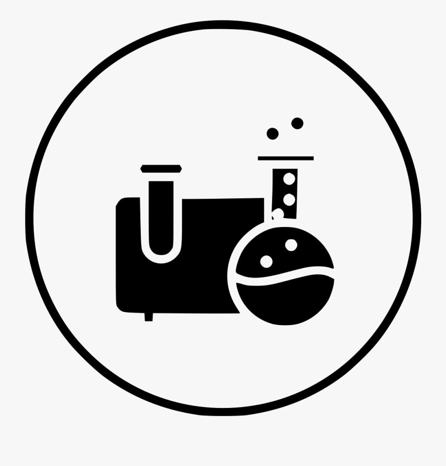 Tube Lab Science Reserch Test Beaker Technology - Lab Test Icon Black Png, Transparent Clipart