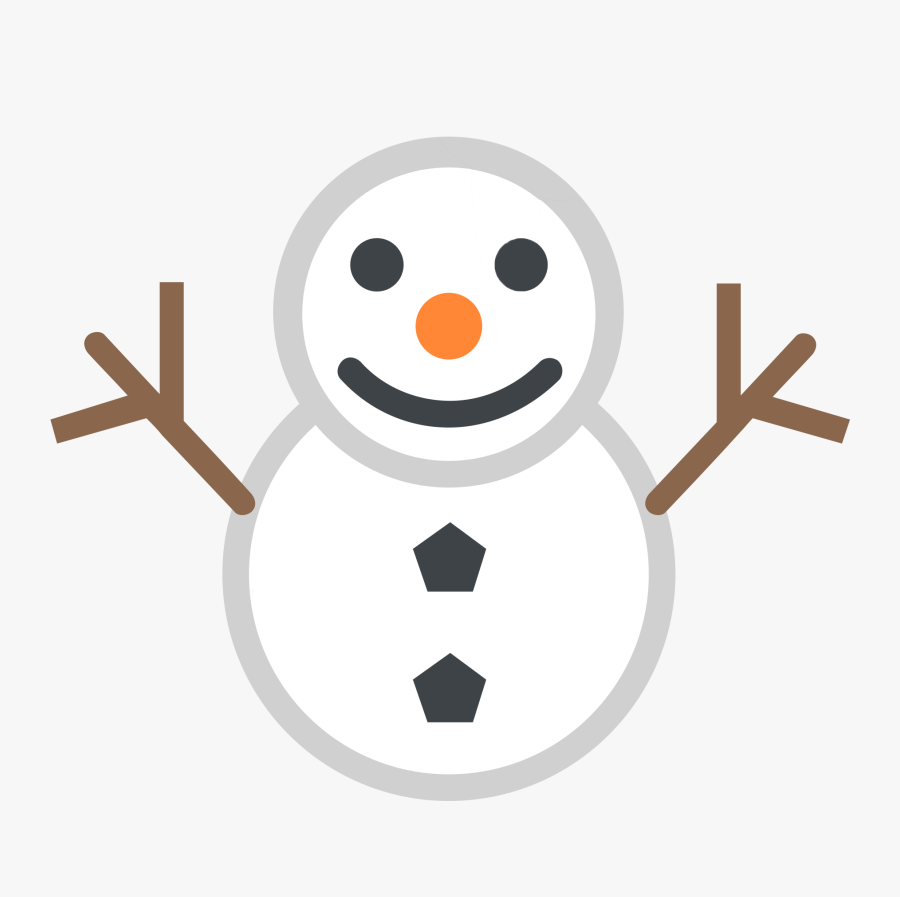 Transparent Art Emoji Png - Snowman, Transparent Clipart