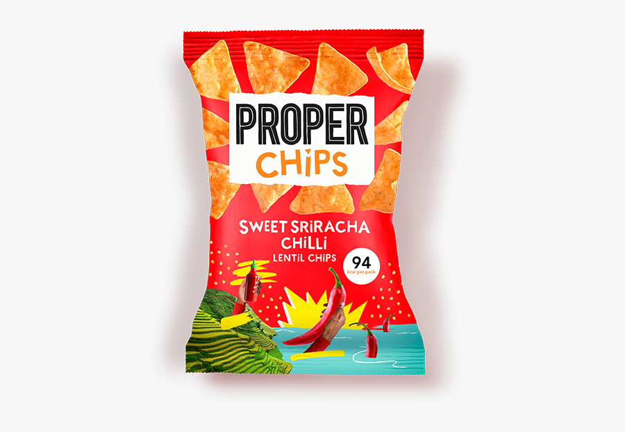 Proper Chips Sweet Sriracha, Transparent Clipart