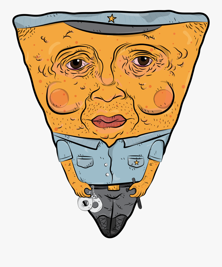 Dorito Chip With Face, Transparent Clipart