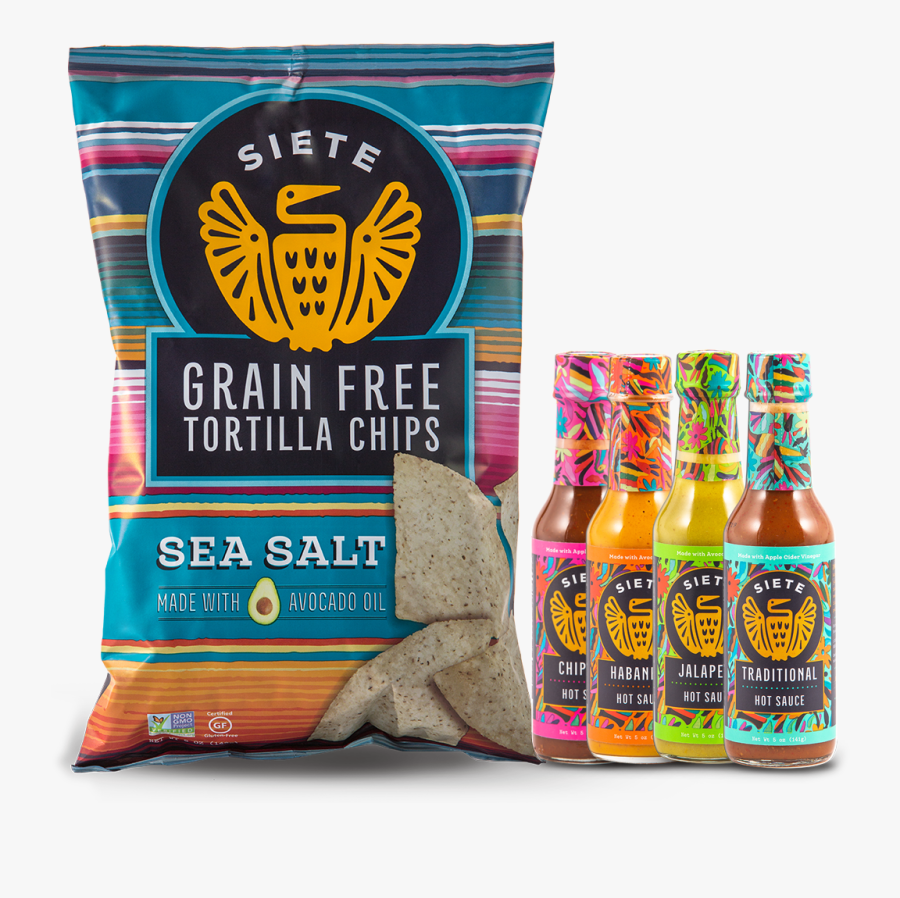 Siete Tortilla Chips, Transparent Clipart