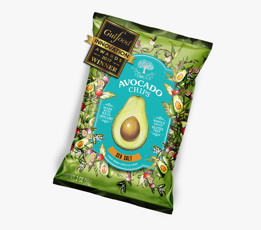 Avocado Chips Sea Salt, Transparent Clipart