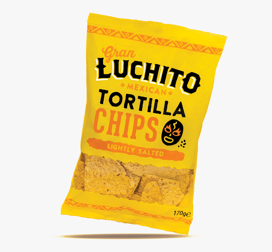 Luchito Tortilla Chips - Whole Grain, Transparent Clipart