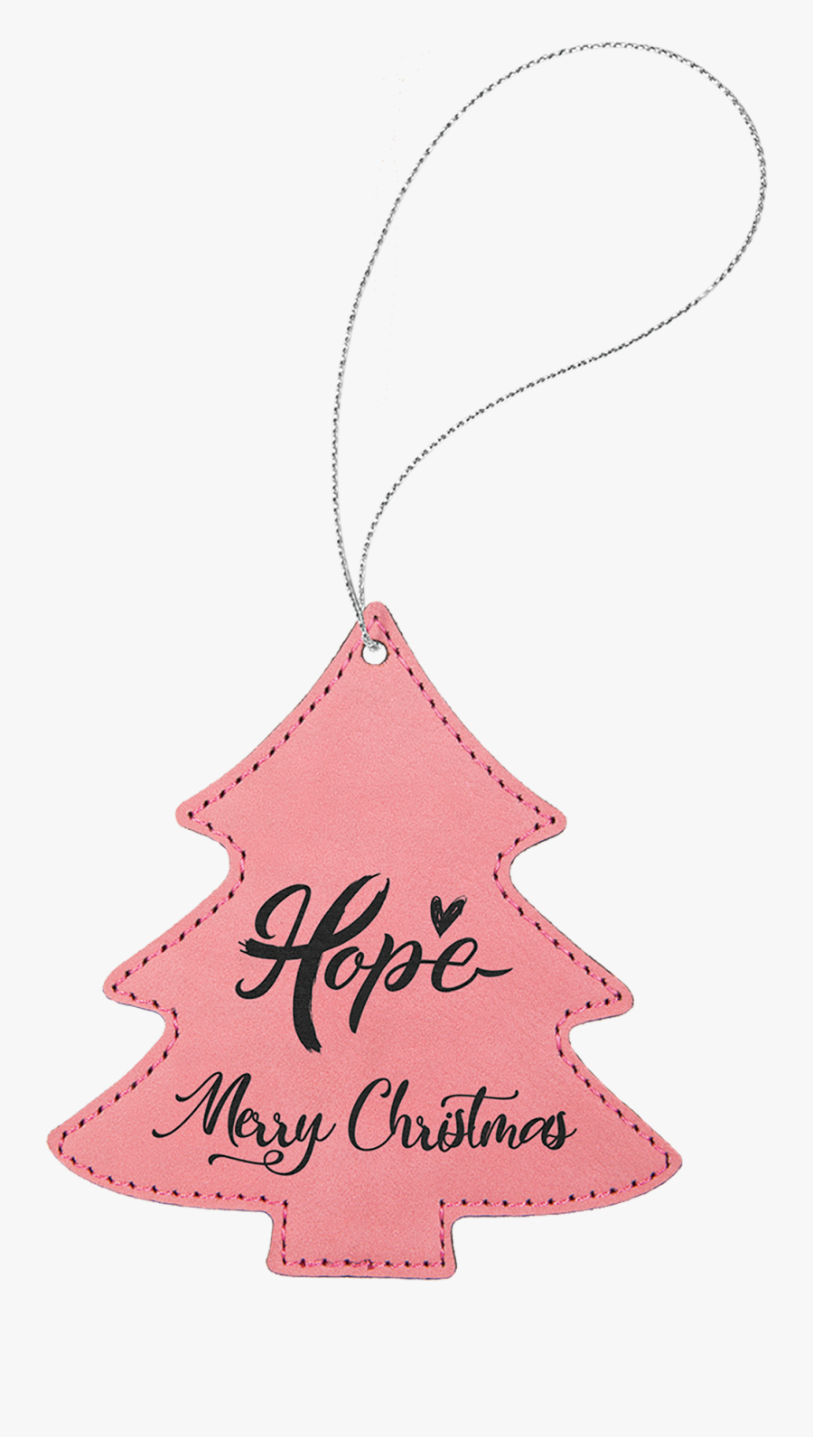 Leather Christmas Tree Ornaments, Transparent Clipart