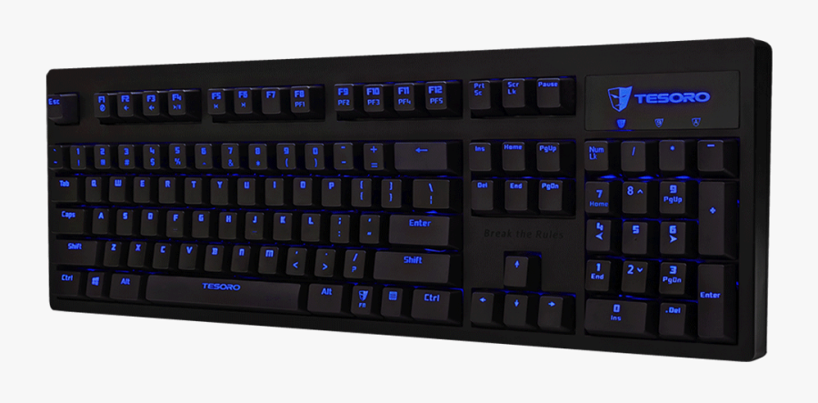 Transparent Keyboard Clipart - Tesoro Excalibur V2 Black, Transparent Clipart