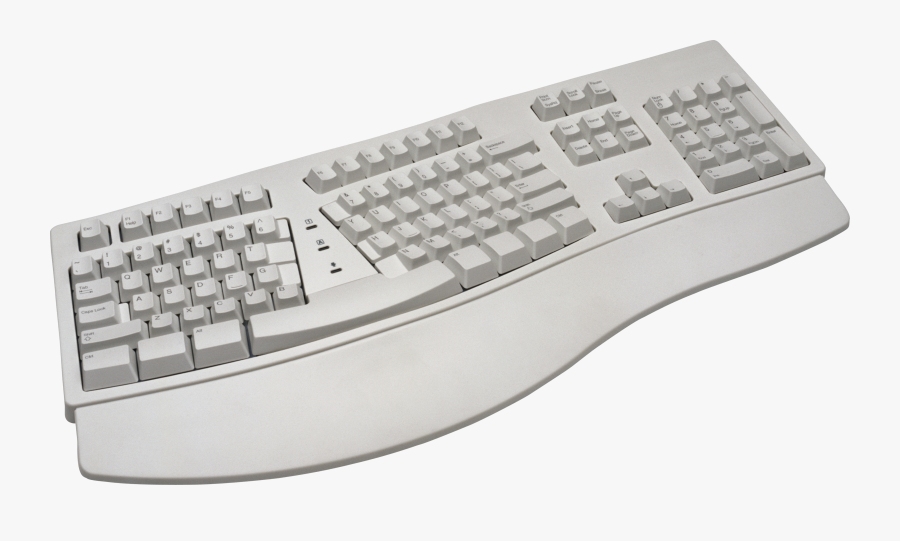 Ergonomic Keyboard - Clipart Keyboard Transparent Background, Transparent Clipart