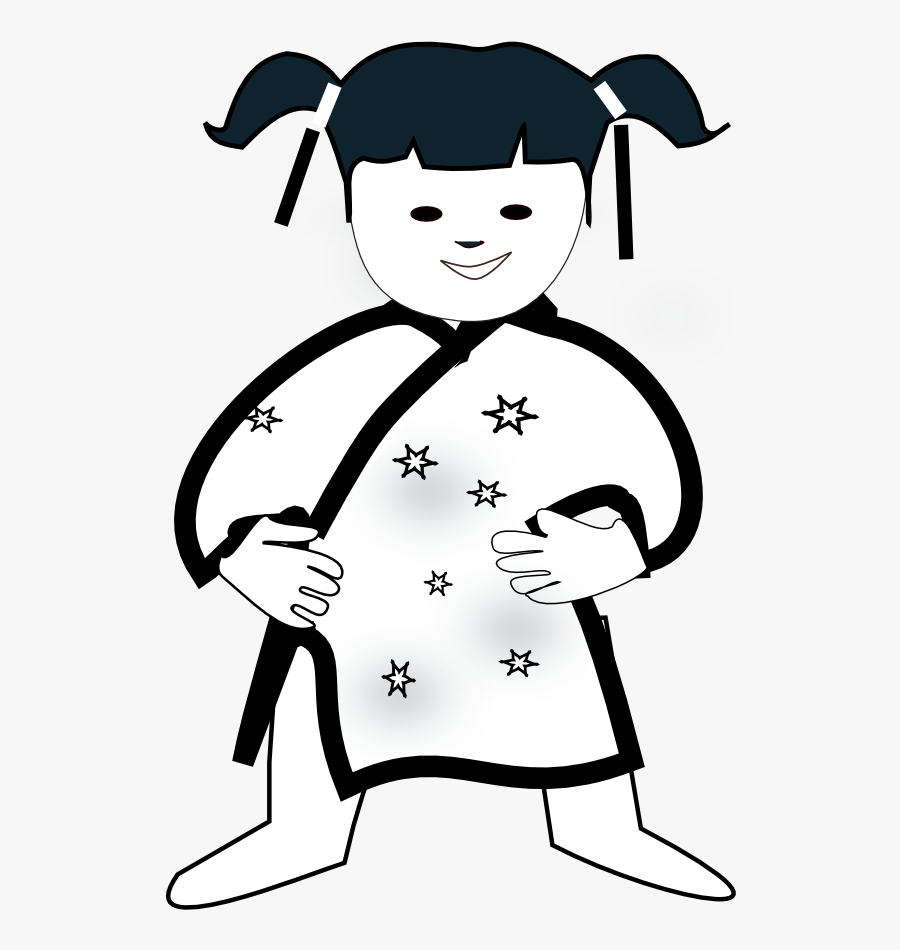 Chinese Clipart Female Chinese - Chinese Clipart Black And White, Transparent Clipart