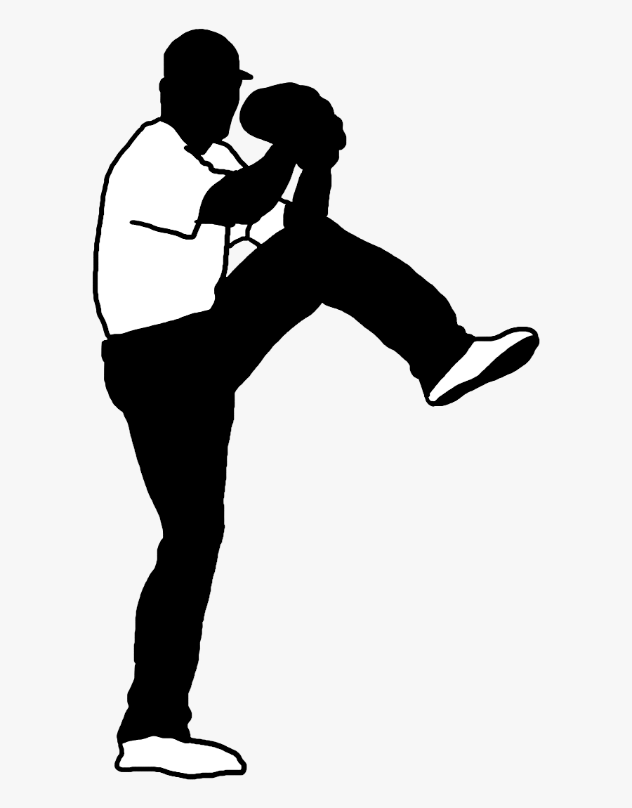 Baseball Batter Silhouette Clip Art At Getdrawings - Pitching Clipart