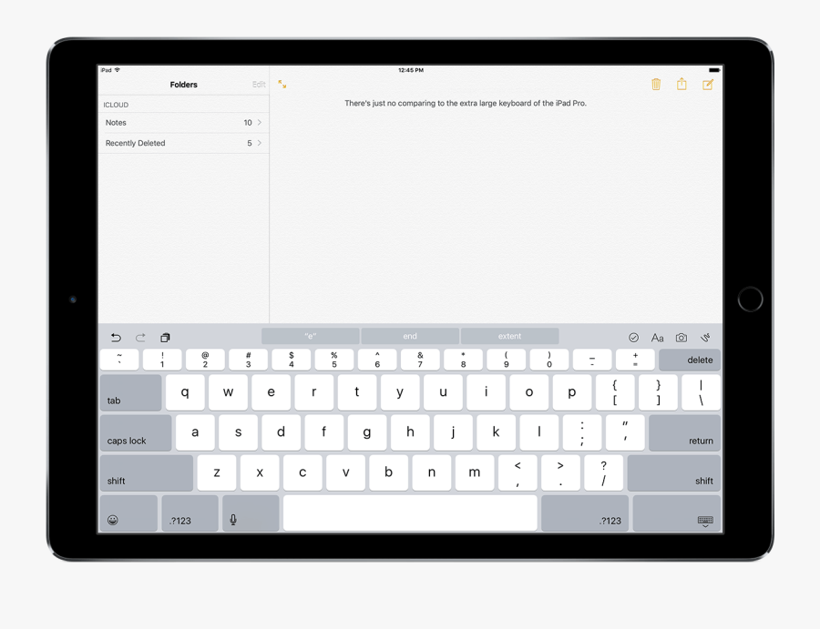 The Ipad Pro - Ipad Pro Keyboard App, Transparent Clipart