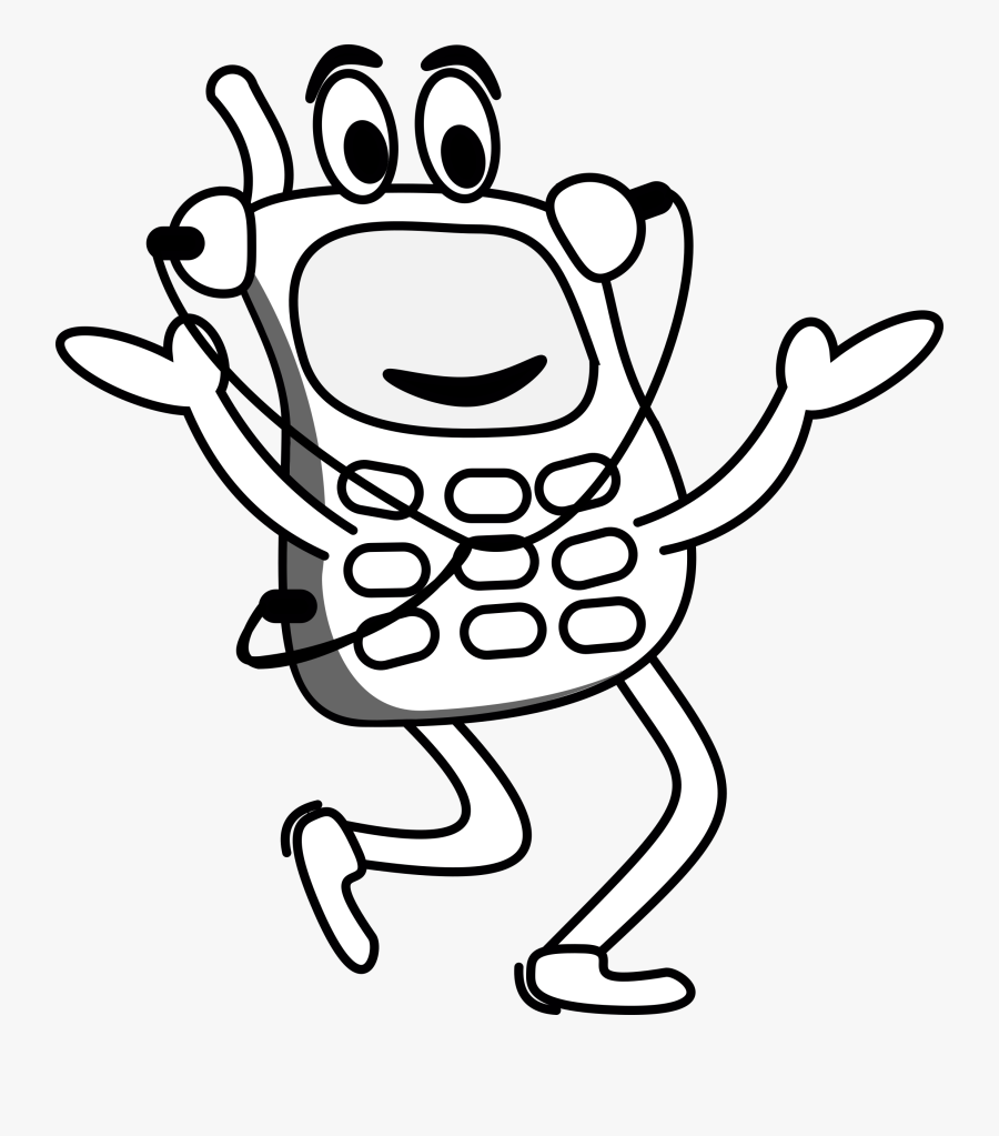 Cartoon Mobile Phone Clipart Png - IMobile Cool