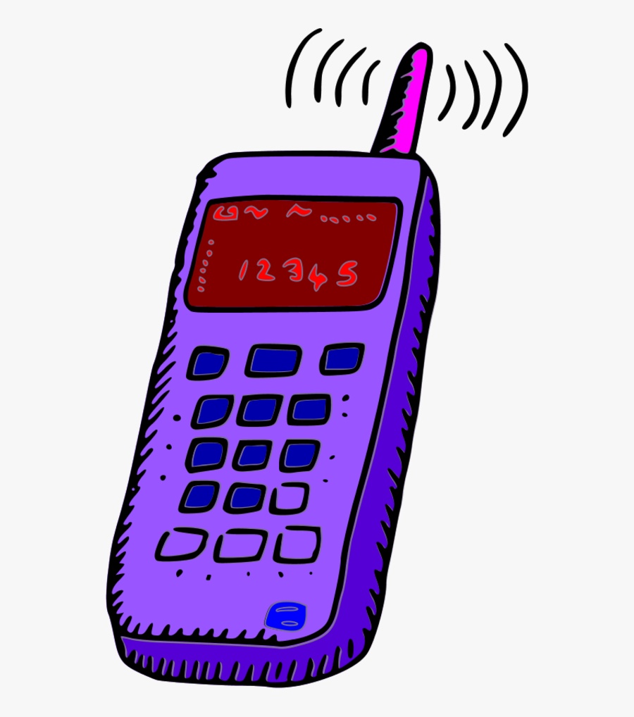 Analogue Mobile Phone - Cellphone Clipart, Transparent Clipart