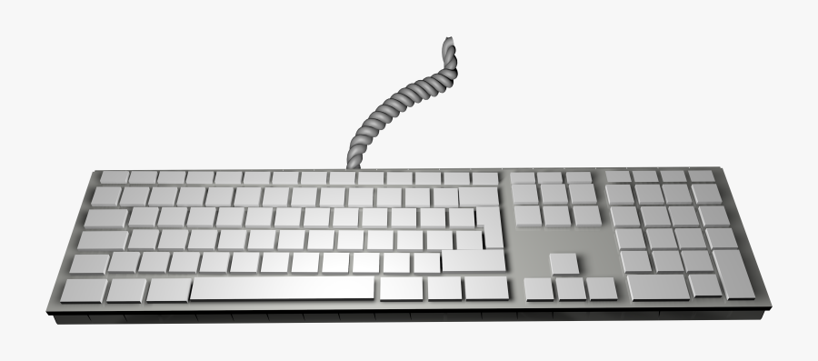 Computer Clipart Key - Transparent Background Keyboard Clipart, Transparent Clipart