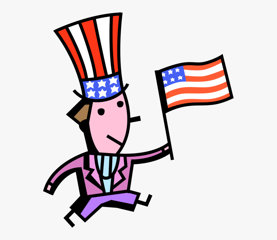 Vector Illustration Of 4th Of July Independence Day, Transparent Clipart