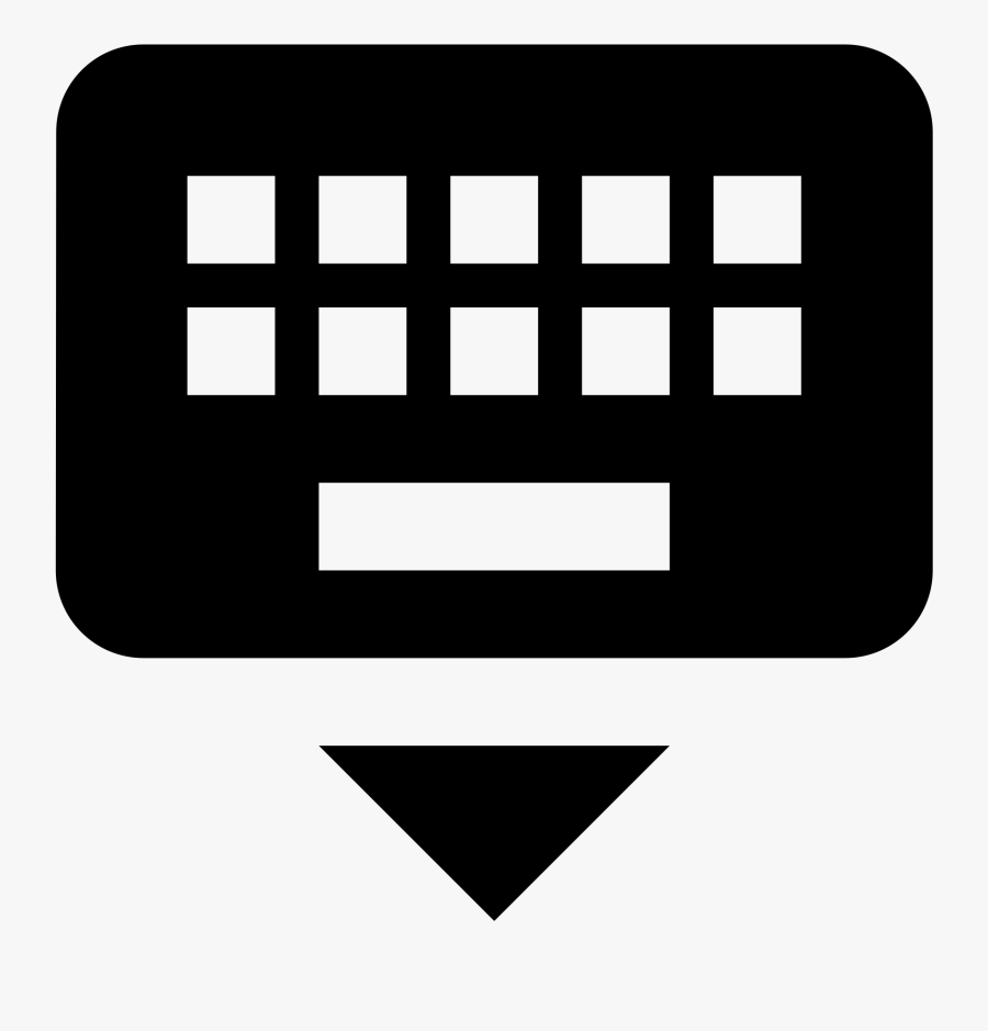 Keyboard Clipart Pixel Art - Keyboard Google Icon, Transparent Clipart