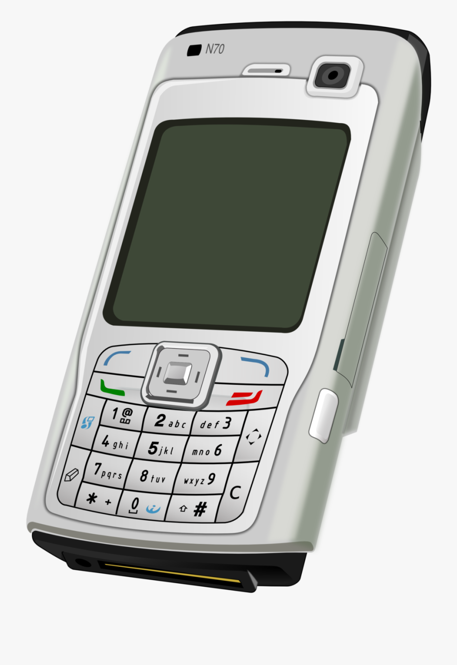 Cell, Phone, Portable, Device, Cellular, Cellphone - Mobile Phone Clip Art, Transparent Clipart