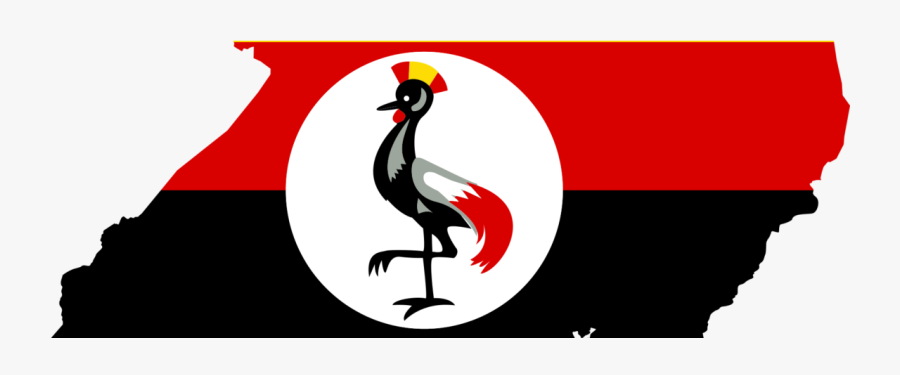 Happy Independence Day In Uganda And Living In Uganda - Uganda Flag Map Png, Transparent Clipart
