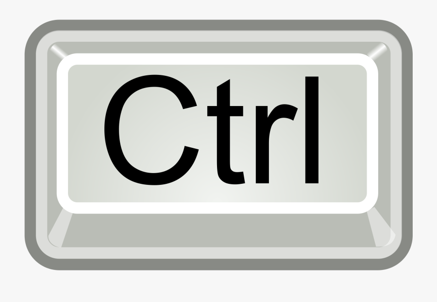 Keyboard Clipart Pixel Art - Ctrl Png, Transparent Clipart
