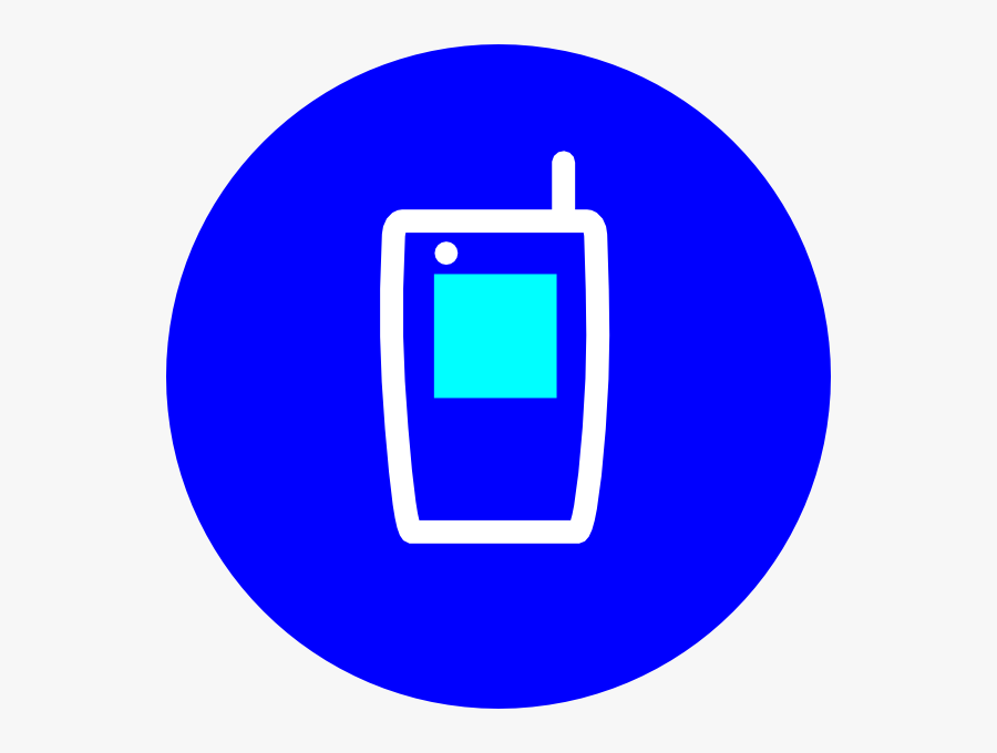 Cell Phone Logo - Mobile Icon, Transparent Clipart