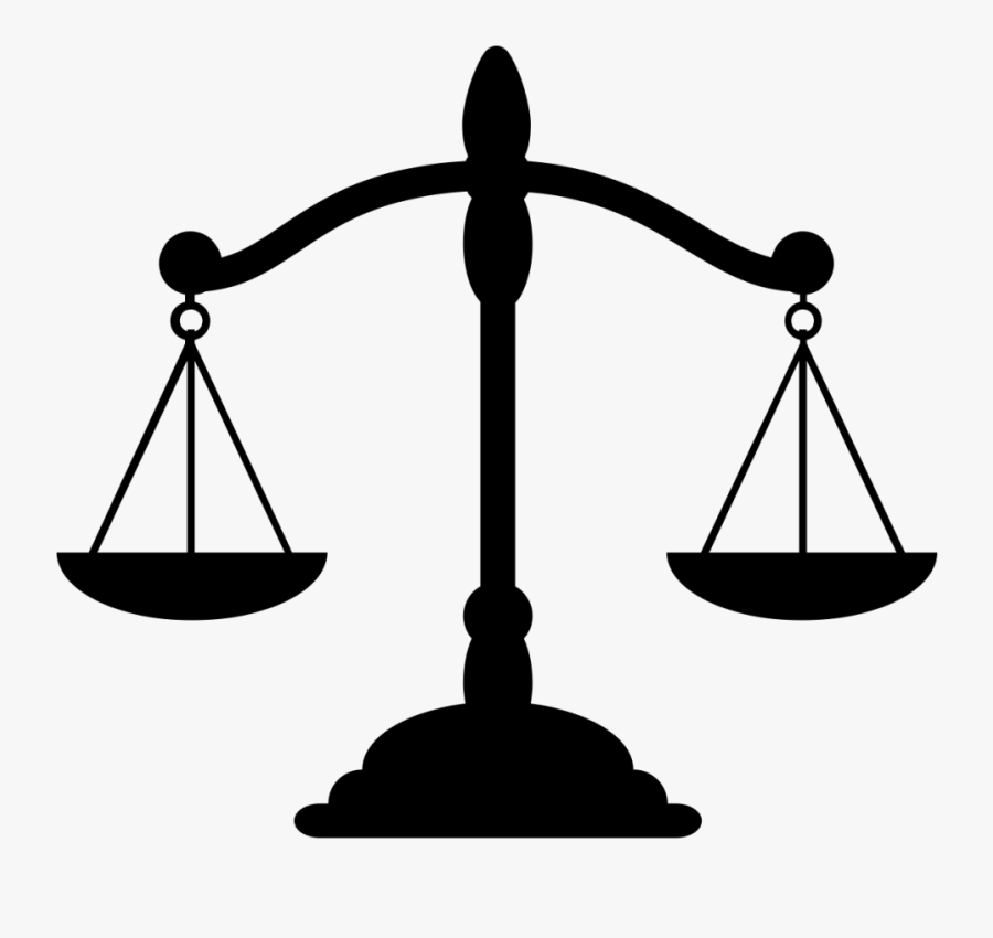 Lawyer Clipart Scale - Balanza De La Justicia Vector, Transparent Clipart