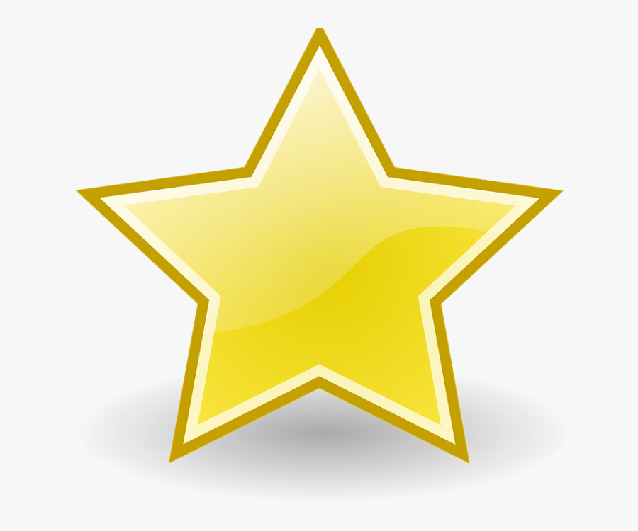 Free Vector Rocket Emblem Star Clip Art - Cartoon Star No Background, Transparent Clipart