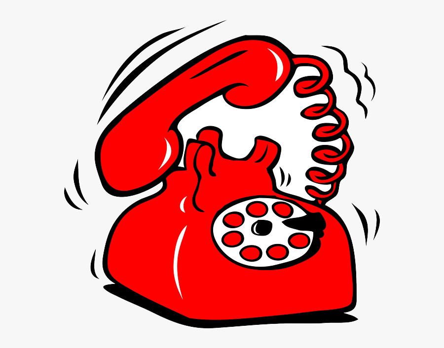 Telephone Ringing, Transparent Clipart
