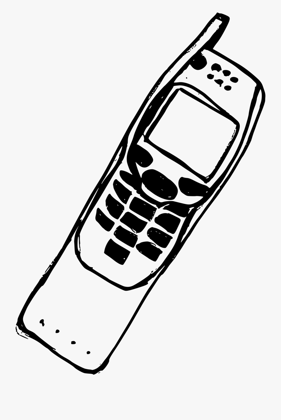 Transparent Cell Phone Clipart Png - Old Mobile Phones Png, Transparent Clipart