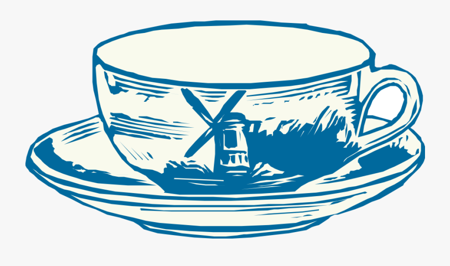 Png Royalty Free Coffee Cup Clip Art Hand Painted Glass - Clip Art, Transparent Clipart