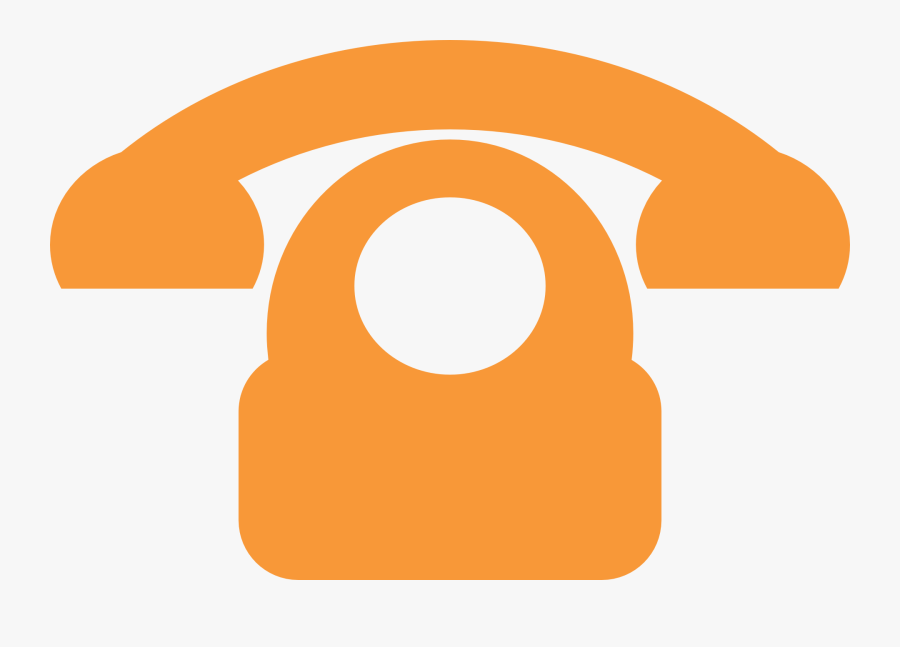 Orange Clipart Cell Phone - Phone Icon, Transparent Clipart