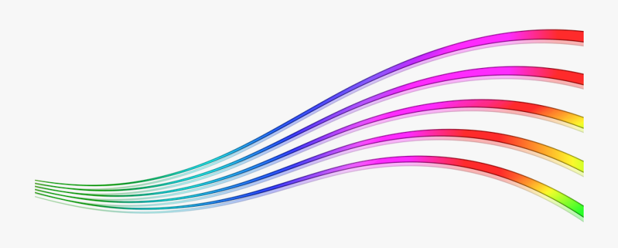 Keyboard Clipart Wavy - Transparent Background Neon Music Notes, Transparent Clipart