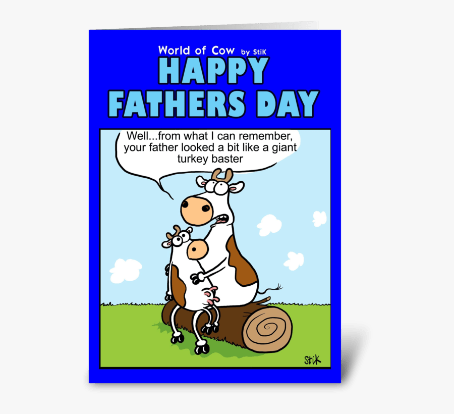 Turkey Baster Father"s Day Card Greeting Card - Cartoon, Transparent Clipart