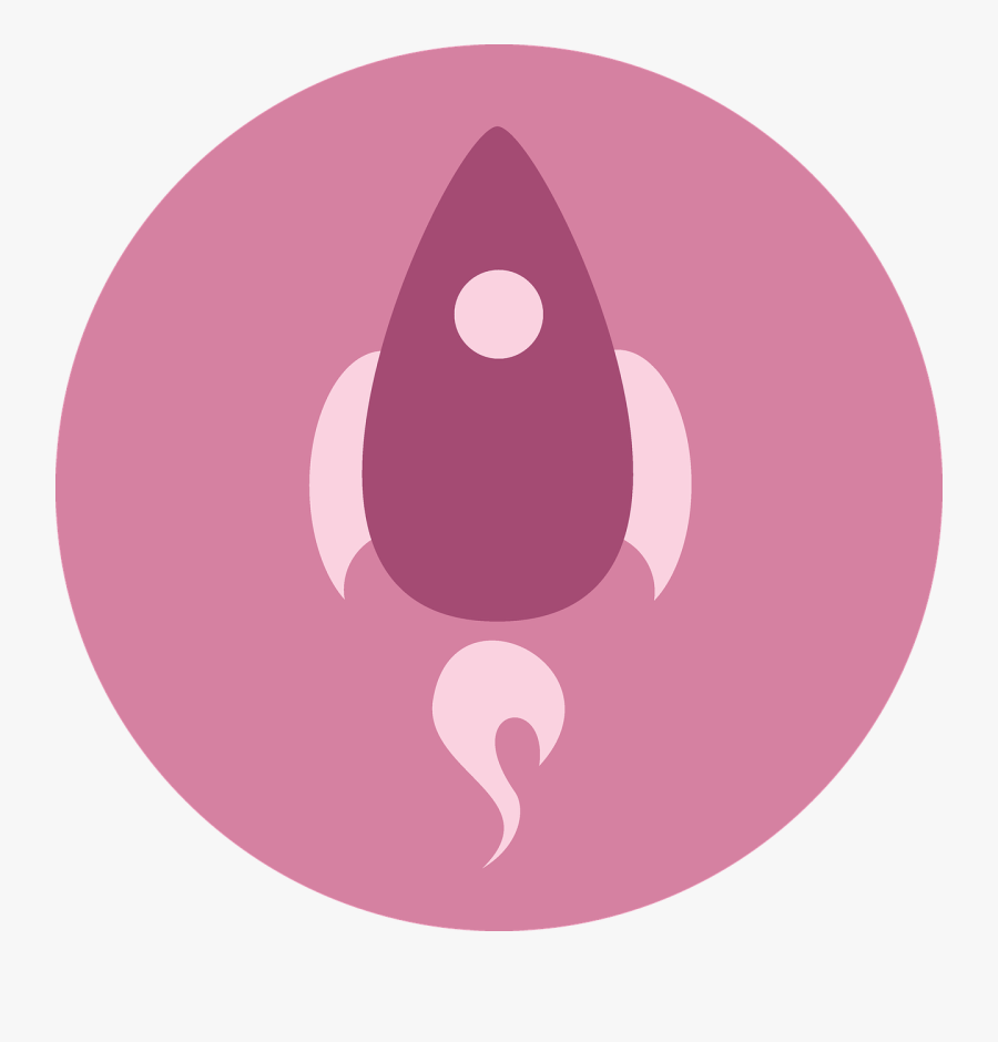 Rocket, Startup, Enthusiasm, Modern, Power, Clip Art - Location Icon Png Pink, Transparent Clipart
