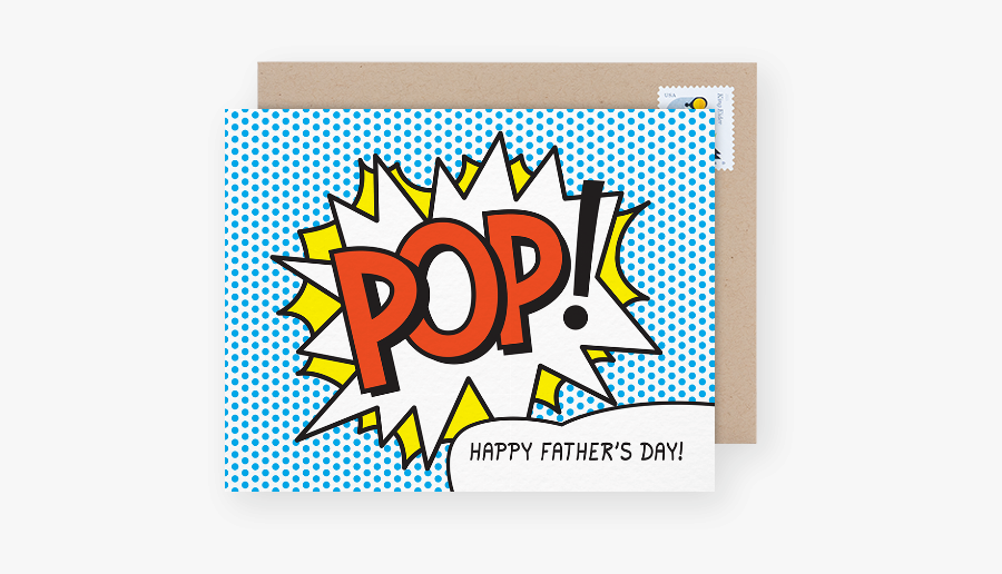 Comic Book Father"s Day Card - Taj Mahal, Transparent Clipart